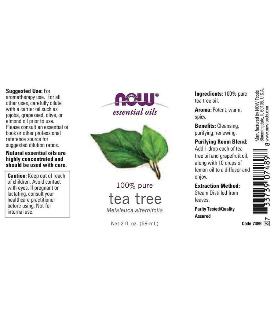 Home & Wellness NOW | 100% Pure Tea Tree Oil 2 Oz