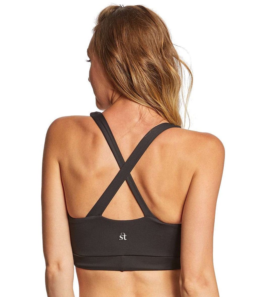 Clothing Strut-This Yoga Sports Bras | Gigi Yoga Sports Bra Black