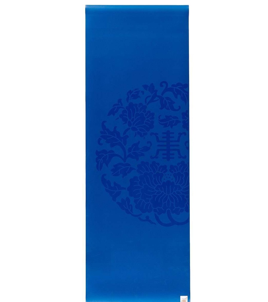 Yoga Mats & Props Gaiam | Classic Dual Color Yoga Mat 68" 5Mm Blue