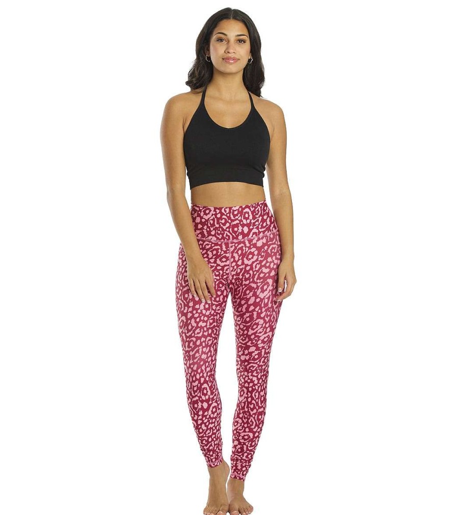 Clothing Spiritual Gangster Yoga Leggings | Sg Intent High Waisted Legging Wildcat Print