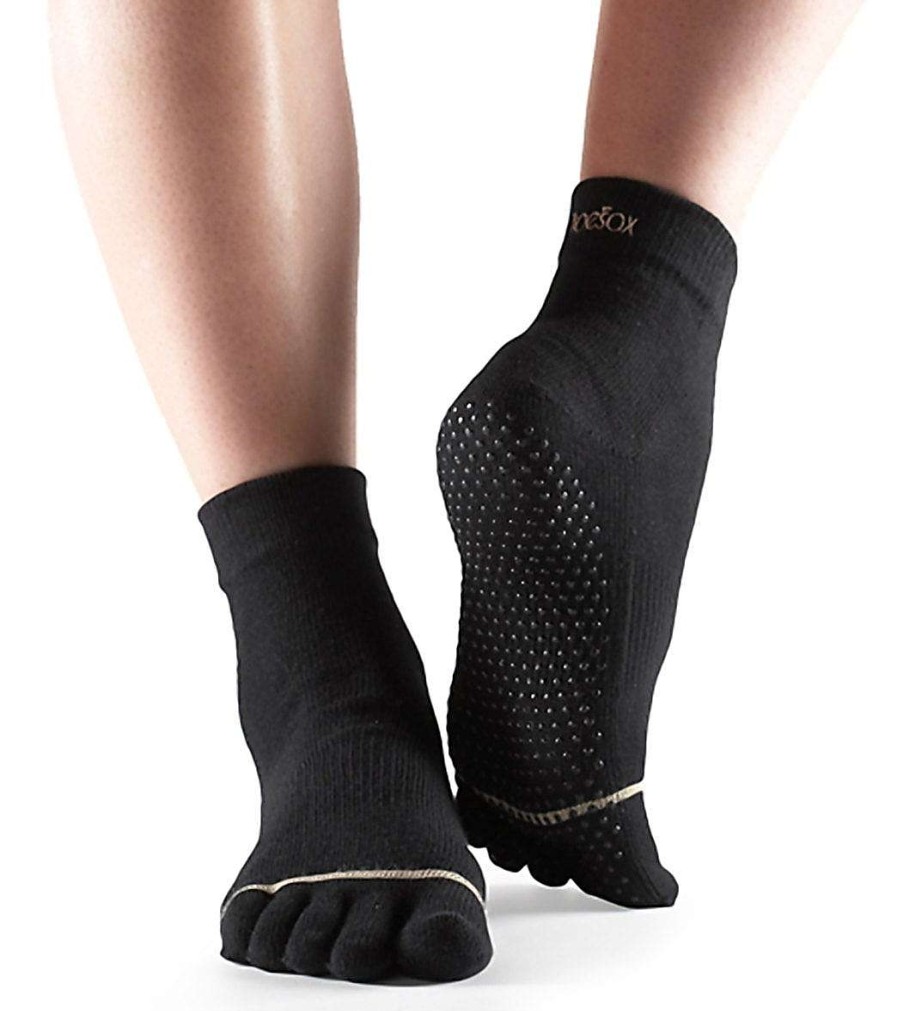 Accessories Toesox | Ankle Length Full-Toe Yoga Grip Socks Ciao