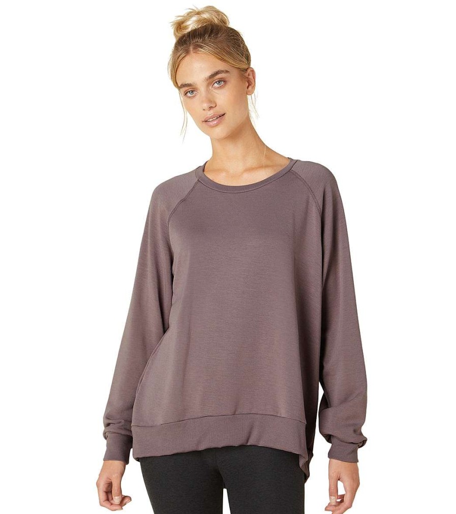 Clothing Beyond Yoga Yoga Jackets & Sweatshirts | Cozy Fleece Saturday Oversized Pullover