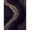 Yoga Mats & Props Tada Rugs | Agate Yoga Rug Black/Gold