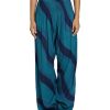 Clothing Lotus and Luna Yoga Pants | Bahama Swirl Wide Leg Pant Blue