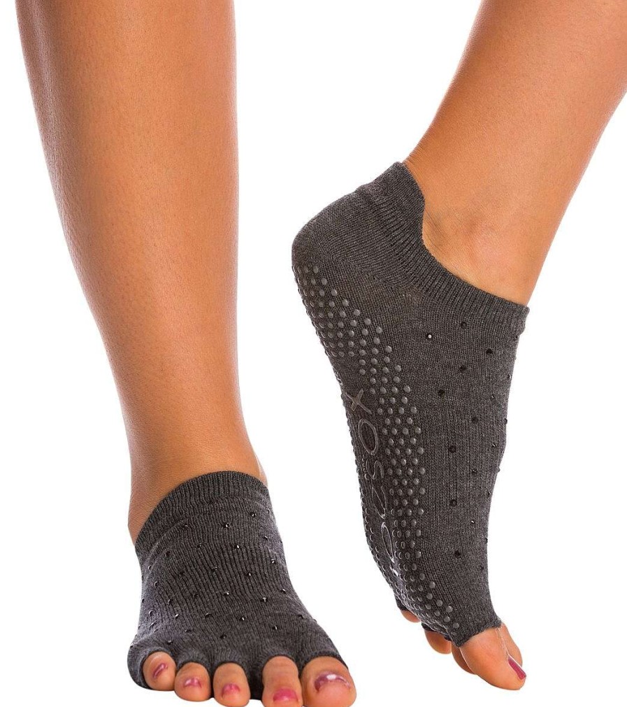 Accessories Toesox | Low Rise Half-Toe Yoga Grip Socks Sleigh