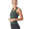 Clothing Glyder Yoga Tops | High Neck Comfort Tank Forest