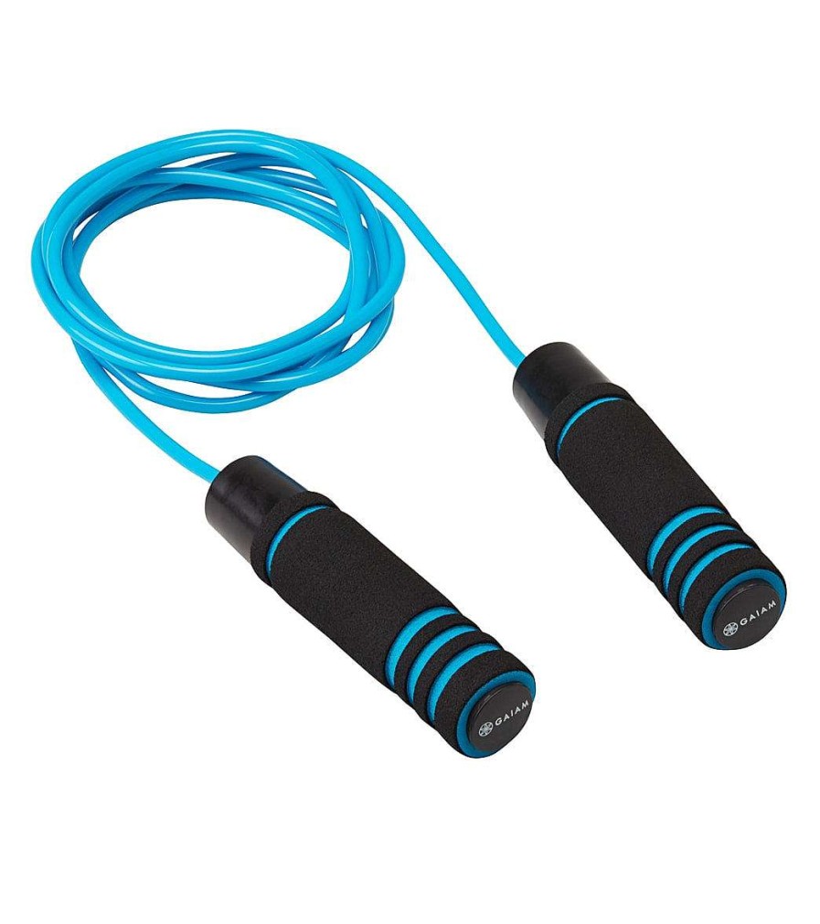 Yoga Mats & Props Gaiam | Weighted Jump Rope Blue