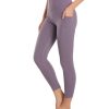 Clothing Everyday Yoga Yoga Leggings | Uphold Solid High Waisted 7/8 Leggings With Pockets 25"