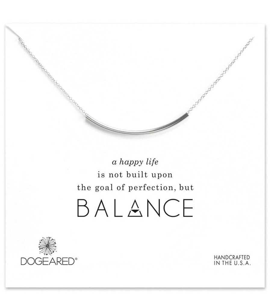 Accessories Dogeared | Balance Tube Necklace Silver