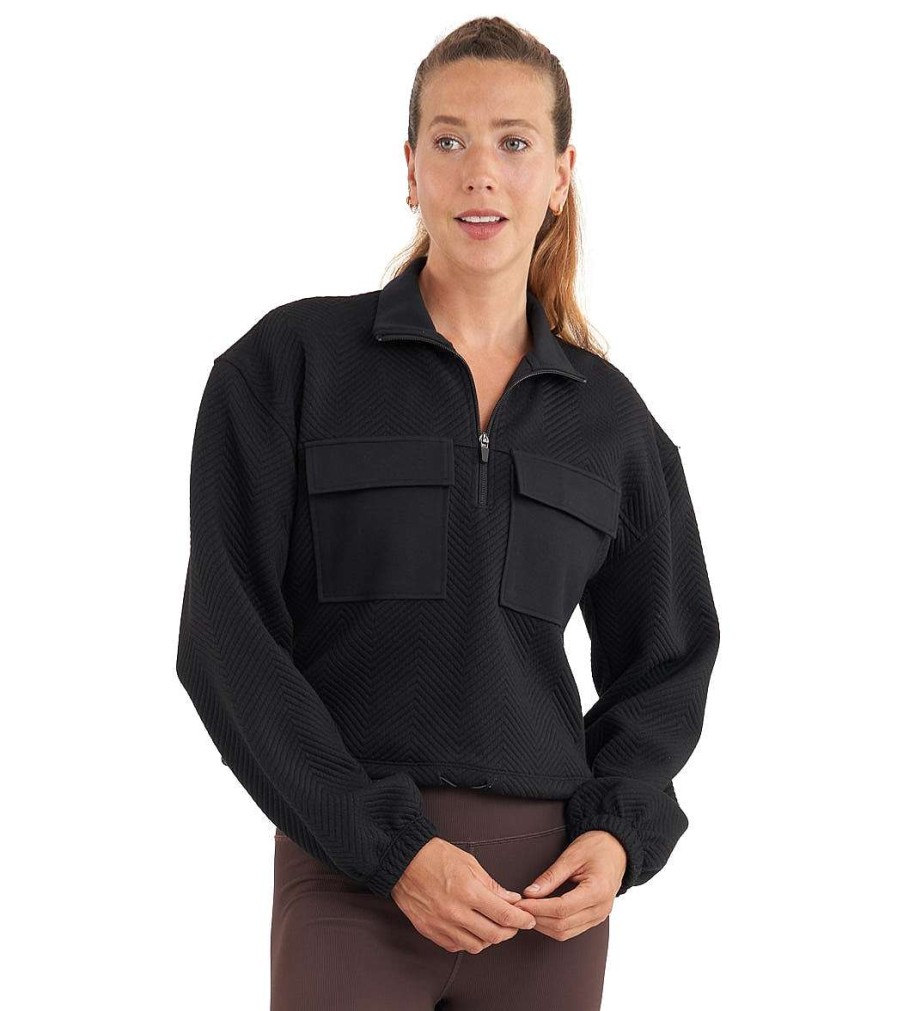 Clothing Thrive Societe Yoga Jackets & Sweatshirts | Patch Pocket Pullover