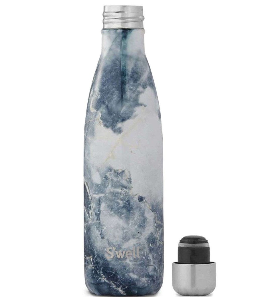 Accessories S'well | 17Oz Stainless Steel Water Bottle Blue Granite