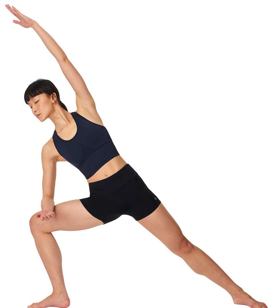 Clothing Sweaty Betty Yoga Shorts | All Day 4" Biker Short Navy Blue