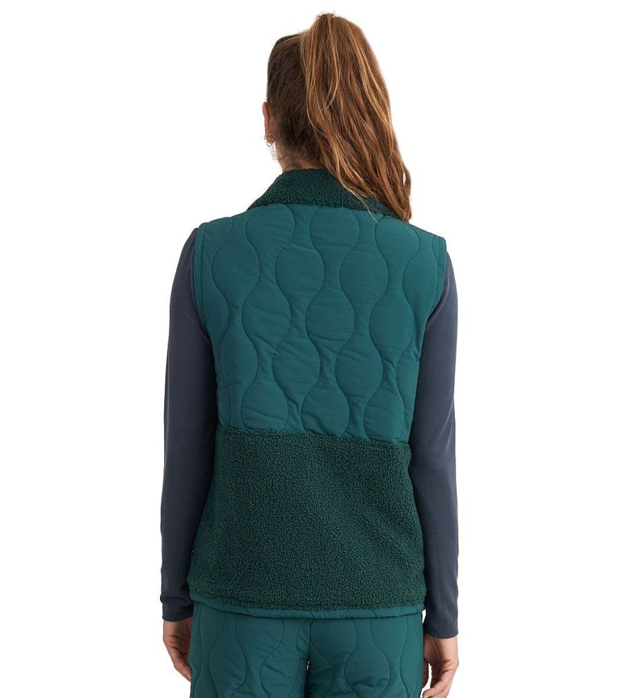 Clothing Thrive Societe Yoga Jackets & Sweatshirts | Teddy Quilted Vest