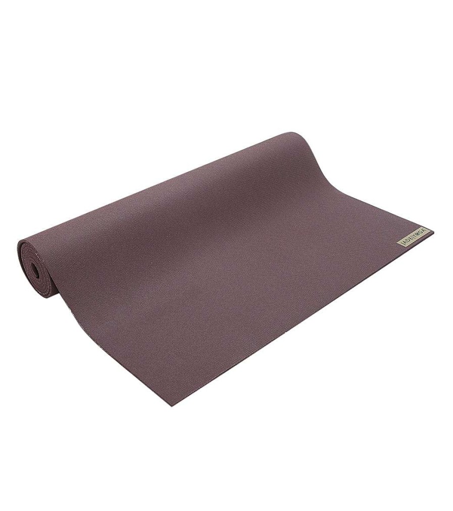 Yoga Mats & Props Jade Yoga | Harmony Natural Rubber Yoga Mat 68", 5Mm Boysenberry Combo