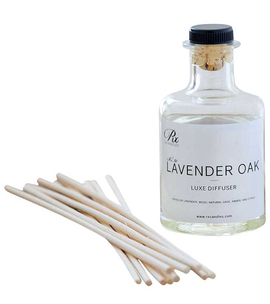 Home & Wellness RXLA | Lavender Oak Reed Diffuser 5.5Oz