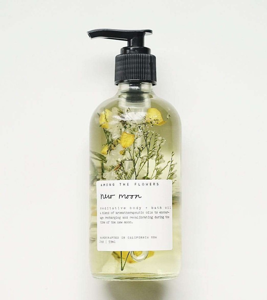 Home & Wellness Among The Flowers | New Moon Bath + Body Meditation Oil