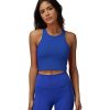 Clothing Spiritual Gangster Yoga Tops | Dream Tech Eco Jersey Crop Tank Electric Cobalt