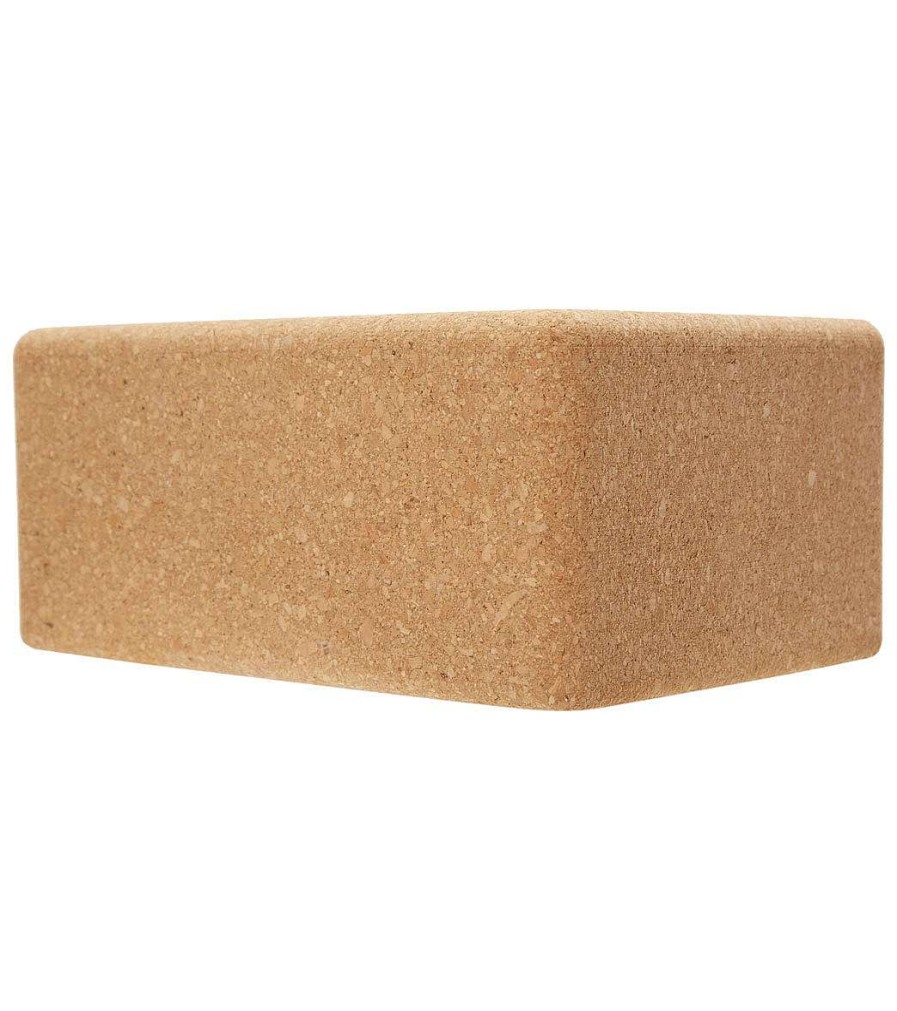 Yoga Mats & Props Gaiam | Natural Cork Yoga Block Standard 4 Inch