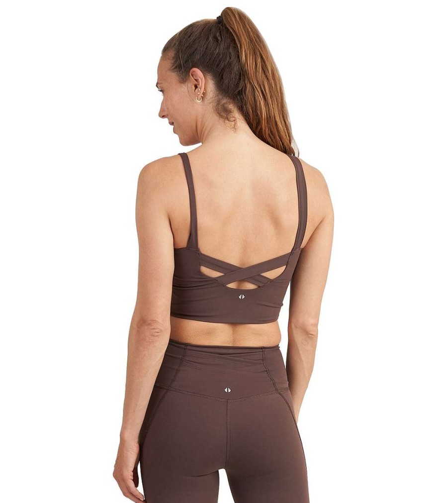 Clothing Thrive Societe Yoga Sports Bras | Stash Pocket Bra Fudge