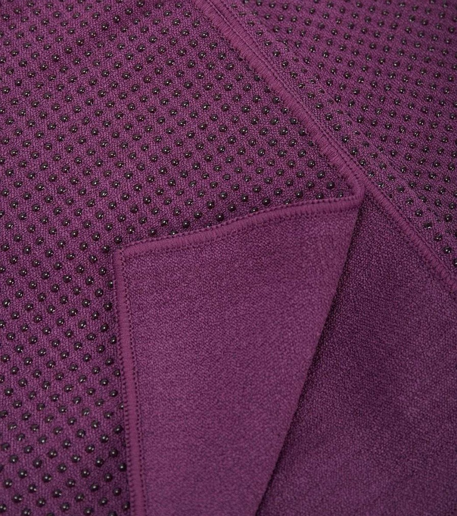 Yoga Mats & Props Halfmoon | Gripster Mat Towel Plum