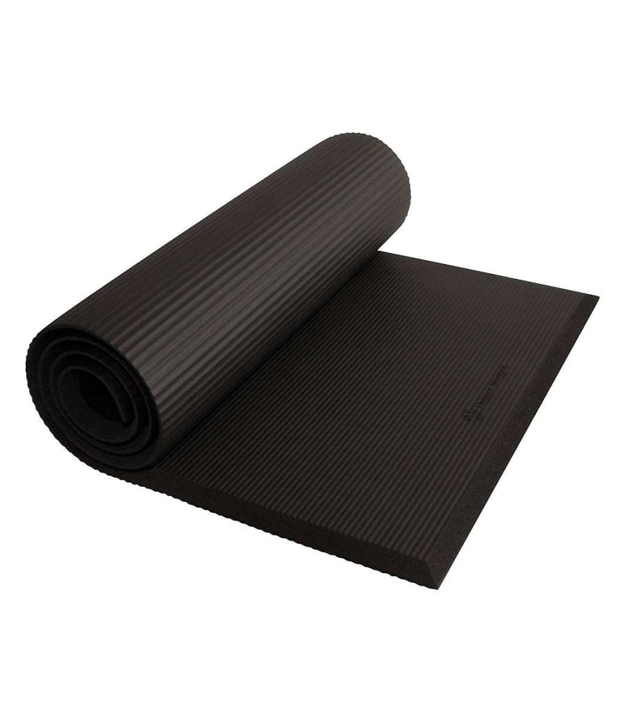 Yoga Mats & Props Hugger Mugger | Utimate Cushion Extra Long Yoga Mat 74 Black