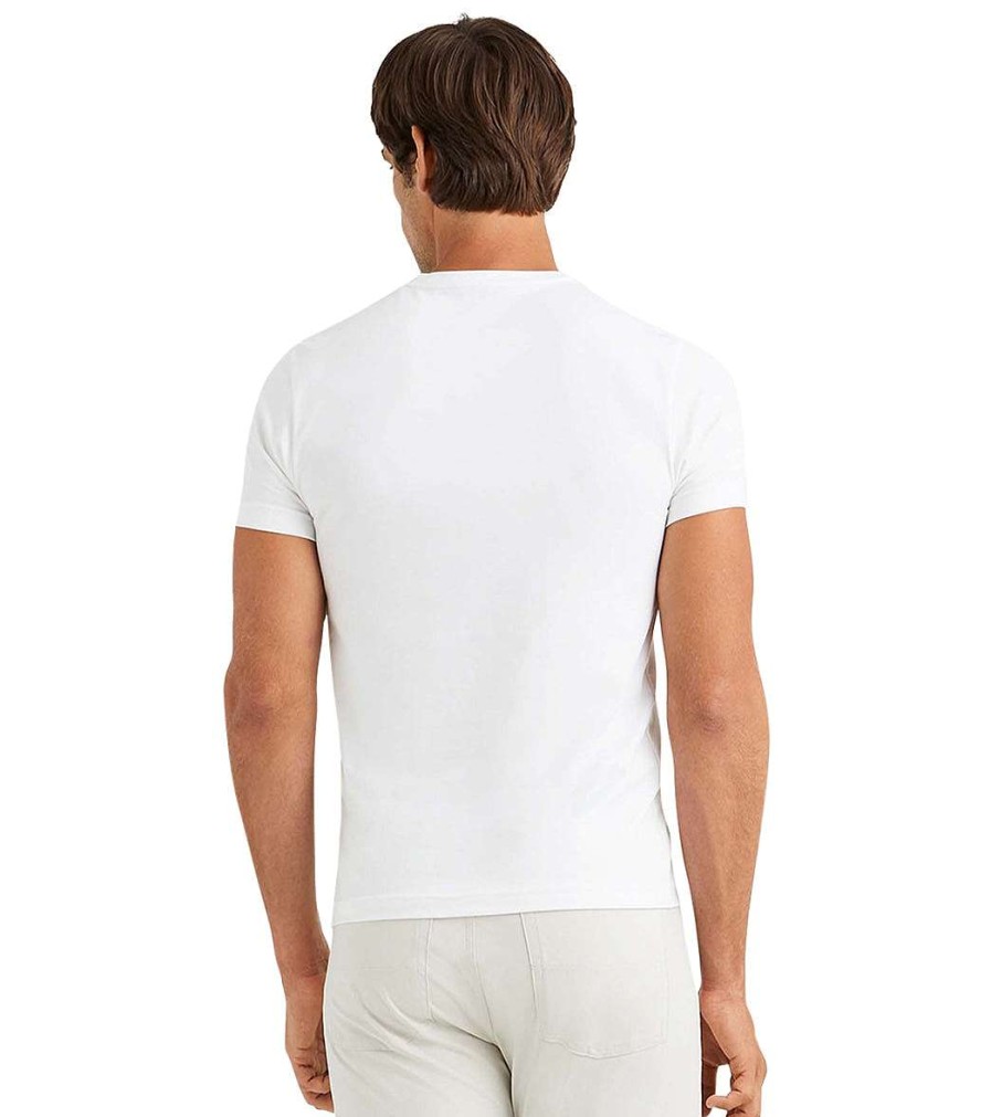 Clothing Rhone Men'S Yoga Shirts | Men'S Element V-Neck Tee White