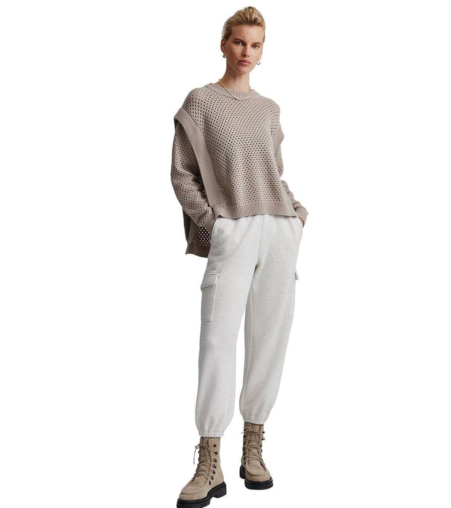 Clothing Varley Yoga Pants | Clarice Pant Ivory Marl