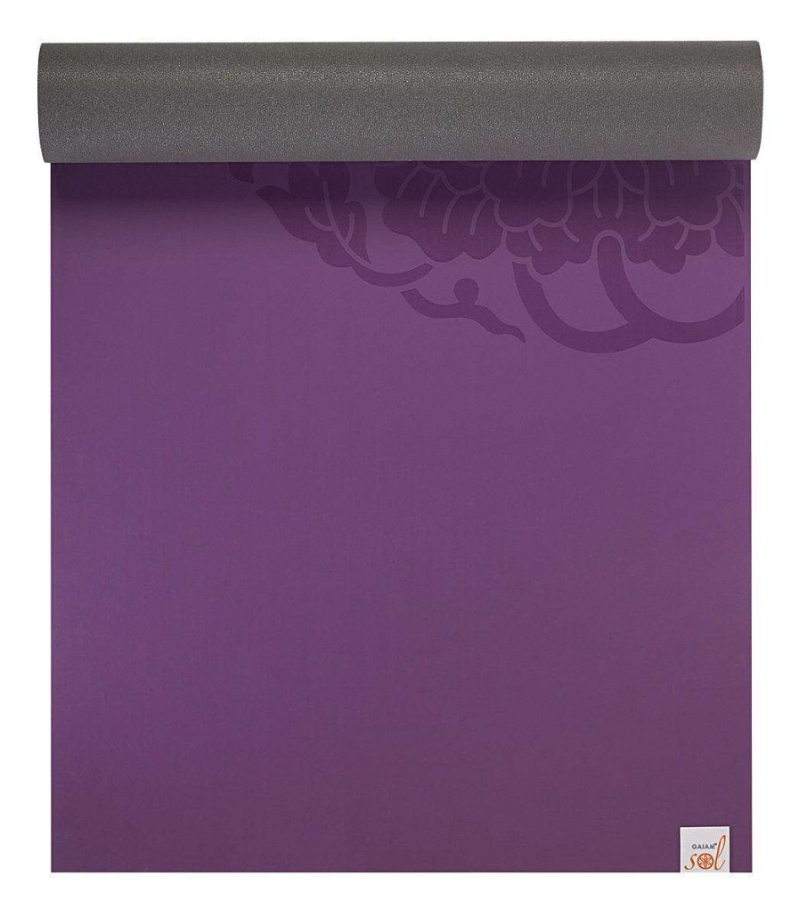 Yoga Mats & Props Gaiam | Performance Dry-Grip Yoga Mat 68" 5Mm Purple