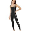 Clothing Beyond Yoga Yoga Leotards & Jumpsuits | Spacedye New Moves Midi Jumpsuit Darkest Night/Cloud White