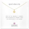 Accessories Dogeared | Good Vibes Only Radiant Sun Necklace Gold