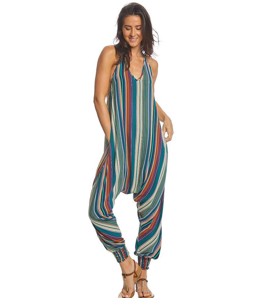 Clothing Buddha Pants Yoga Pants | Stripes Harem Jumpsuit