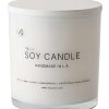 Home & Wellness RXLA | South Hampton Soy Candle, 15 Oz White