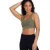 Clothing Tavi Yoga Sports Bras | Cloud Empower Bra Olive Space Dye