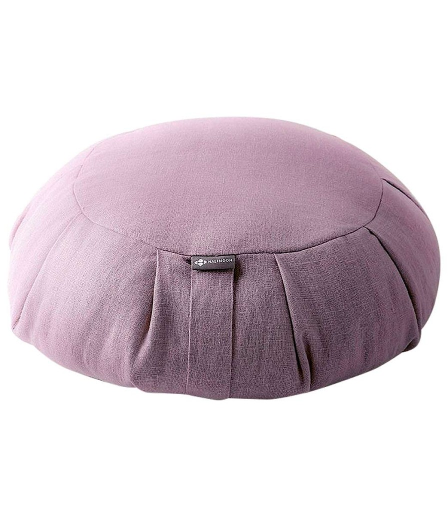 Meditation Halfmoon | Linen Round Meditation Cushion Boreal