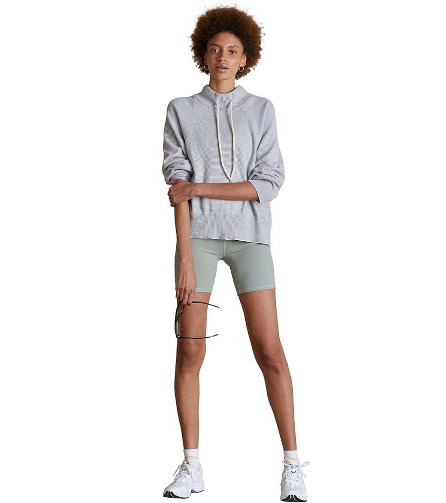 Clothing Varley Yoga Jackets & Sweatshirts | Maceo Sweatshirt 2.0 Grey