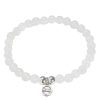 Accessories Mala Collective | Begin Again Bracelet White Jade, Silver