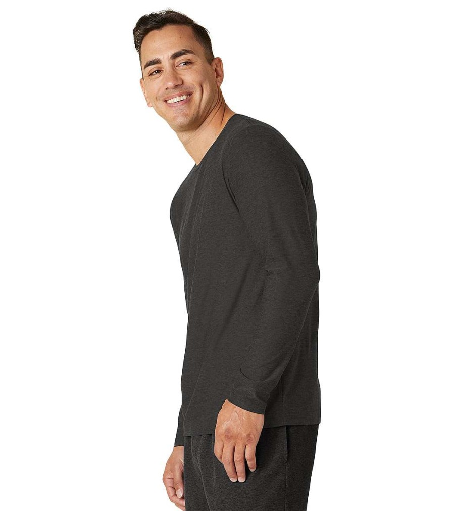 Clothing Beyond Yoga Men'S Yoga Shirts | Always Beyond Long Sleeve Crew