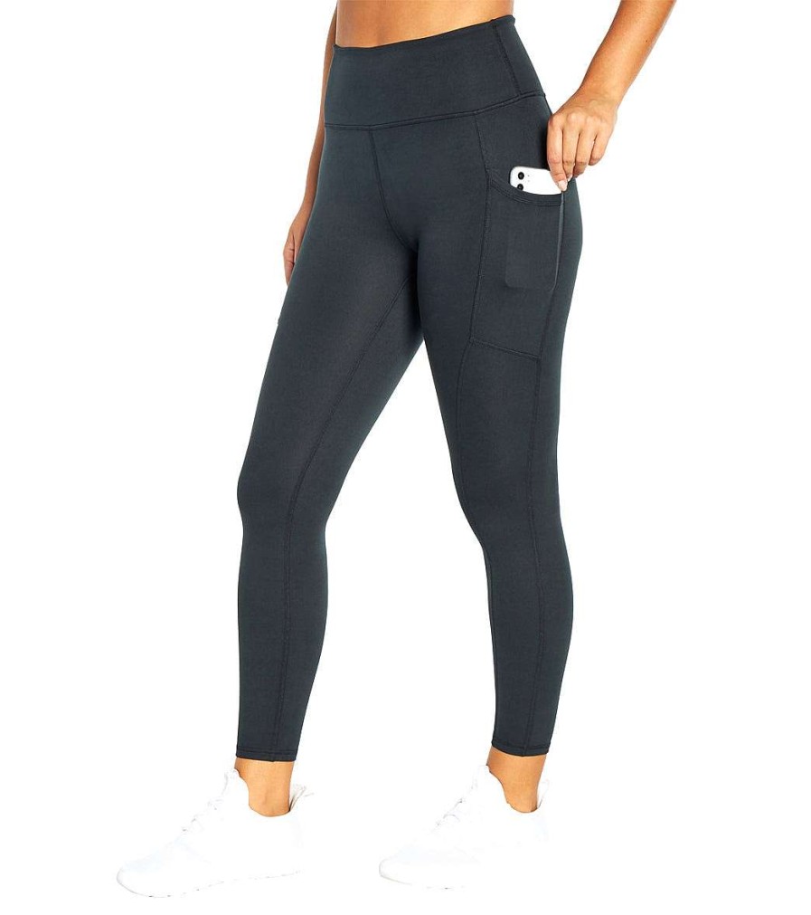 Clothing Marika Balance Collection Yoga Leggings | Eclipse Easy Elasitc-Free Waistband Ankle Legging Black