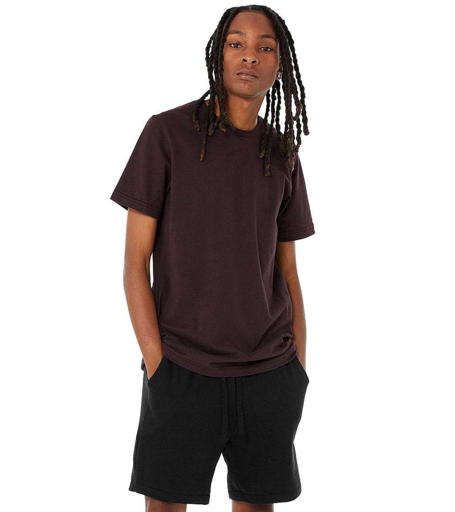 Clothing Bella + Canvas Men'S Yoga Shirts | Sueded Airlume Crew Tee