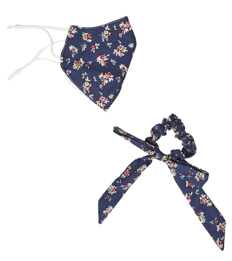 Accessories Free People | Floral Mask And Scrunchie Set