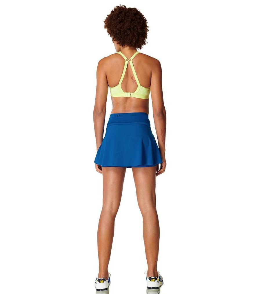 Clothing Sweaty Betty Yoga Dresses & Skirts | Swift Skort Oxford Blue