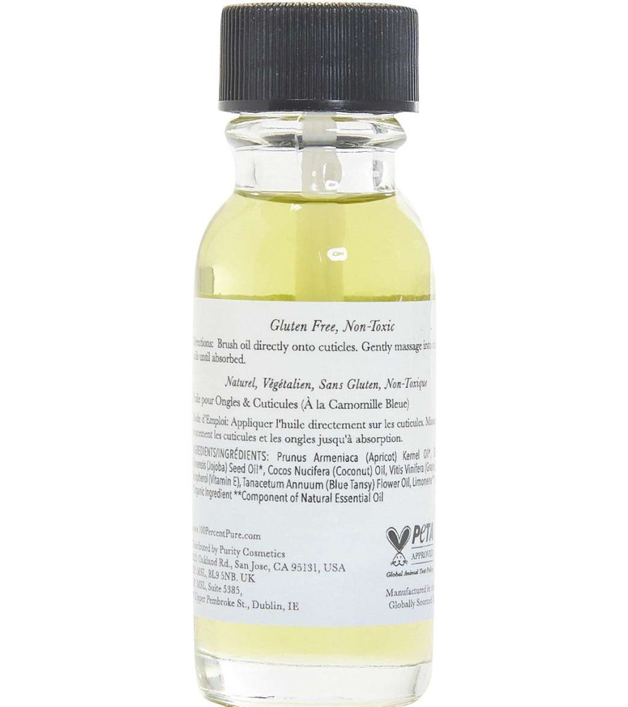 Home & Wellness 100% Pure | Nail & Cuticle Oil, 0.5 Fl Oz