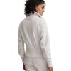 Clothing Varley Yoga Jackets & Sweatshirts | Alisa Zip Through Ivory Marl