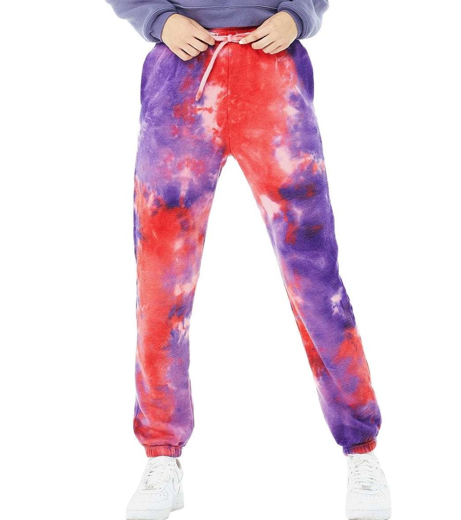 Clothing Bella + Canvas Yoga Pants | Tie Dye Fleece Sweatpant Watercolor Tie Dye