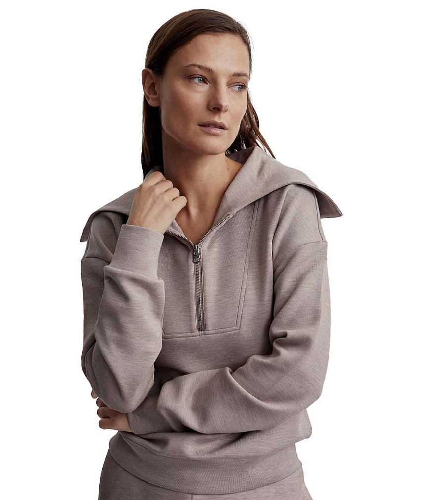 Clothing Varley Yoga Jackets & Sweatshirts | Yates Half Zip Sweat