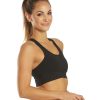 Clothing Hard Tail Yoga Sports Bras | Scoop Mesh Back Yoga Bra Black