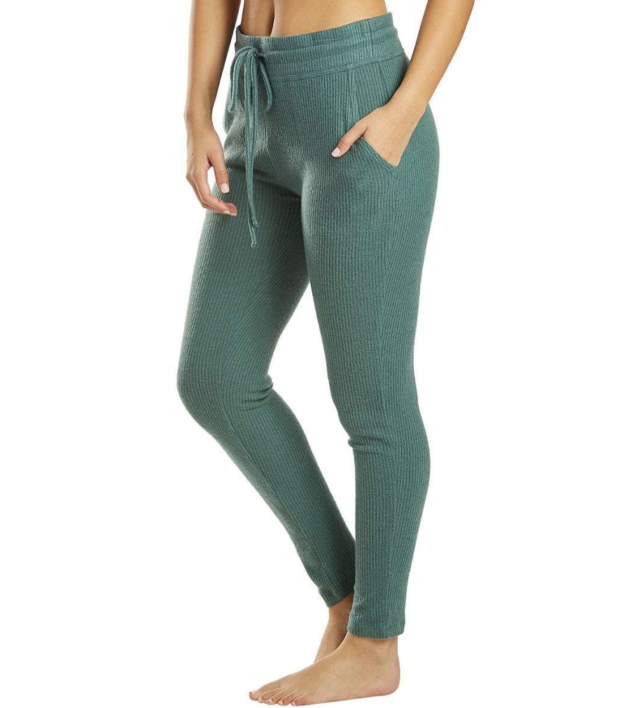 Clothing Beyond Yoga Yoga Pants | Your Line Midi Sweatpant Yoga Joggers Wild Sage Heather