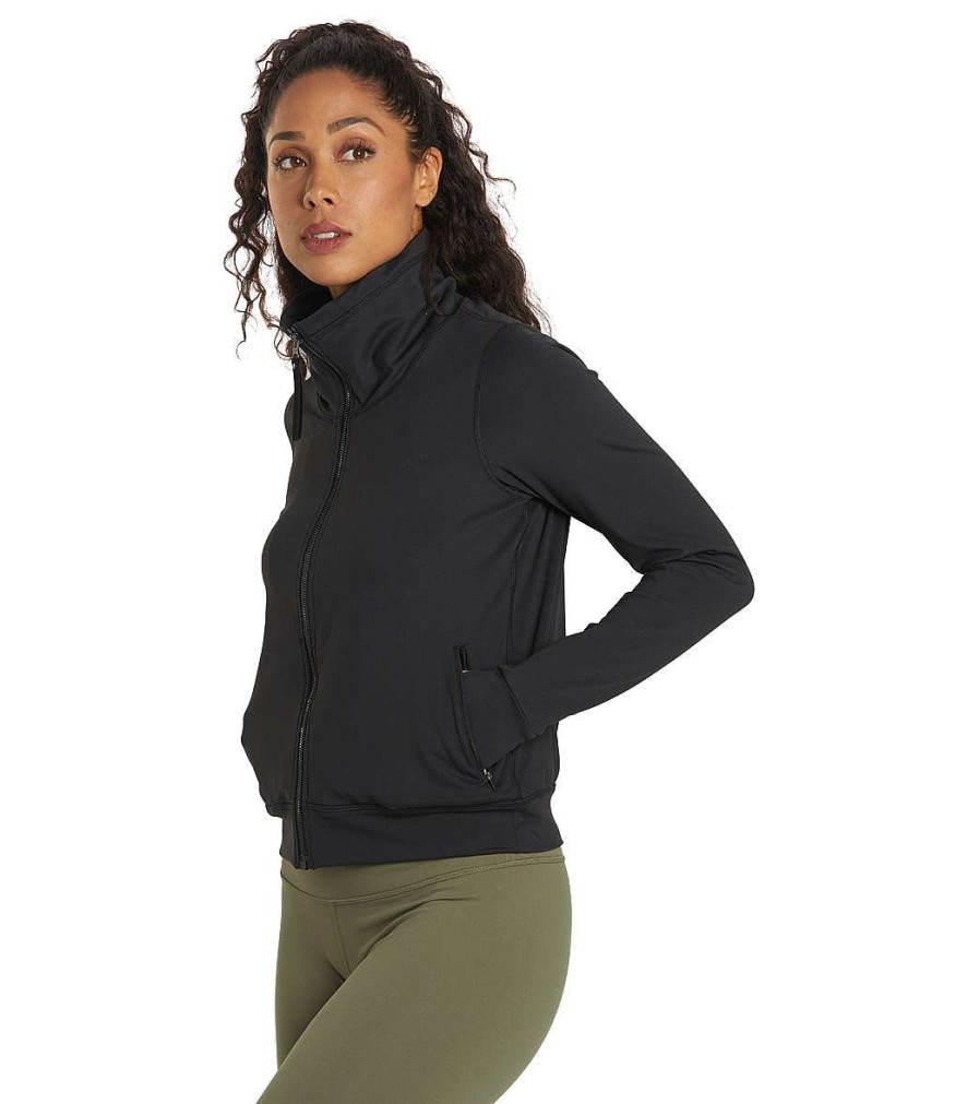 Clothing prAna Yoga Jackets & Sweatshirts | Layna Jacket Black