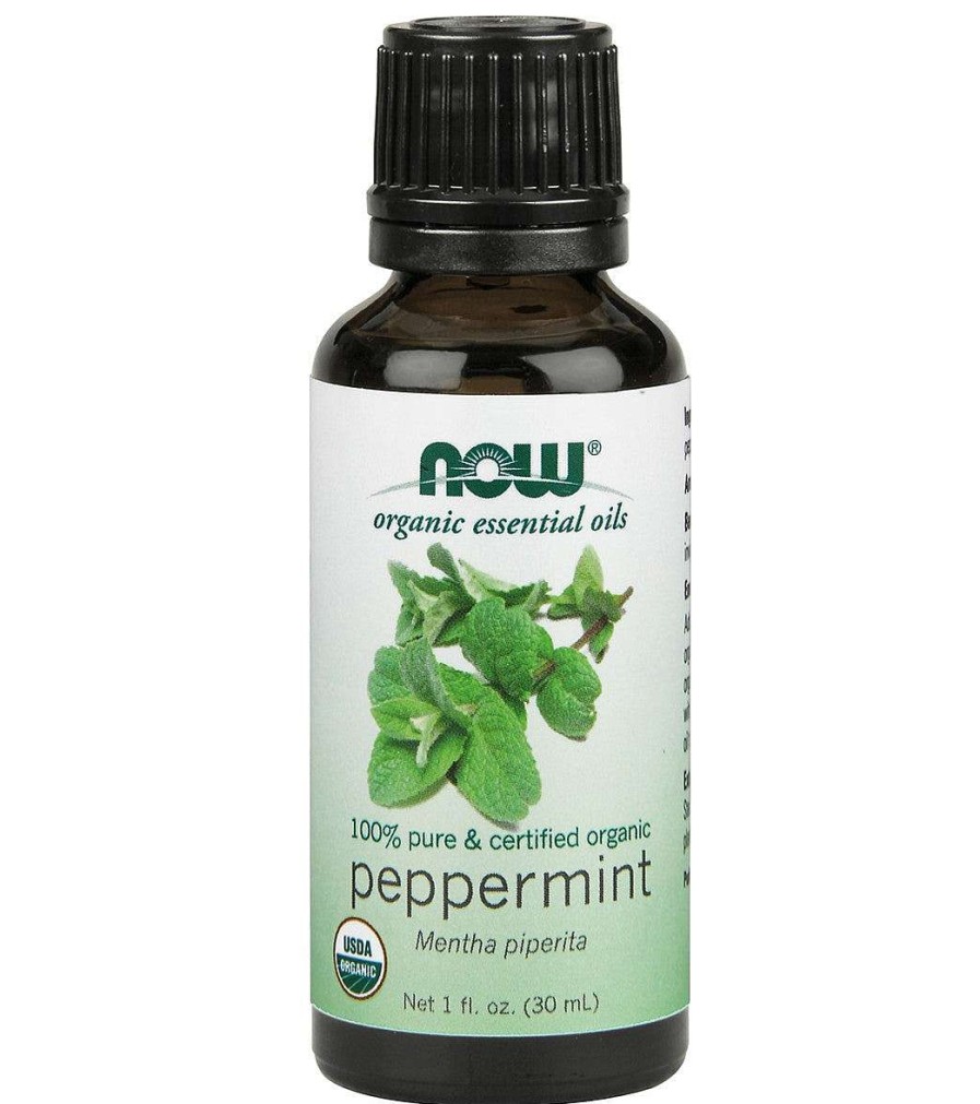 Home & Wellness NOW | Organic Peppermint Essential Oil 1 Oz