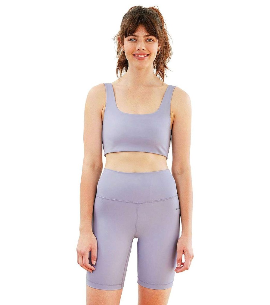 Clothing Cream Yoga Yoga Sports Bras | Paris Bra Top Lavender